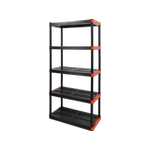 Pinnacle 1830 x 915 x 410mm 5 Tier Heavy Duty Plastic Shelving Unit