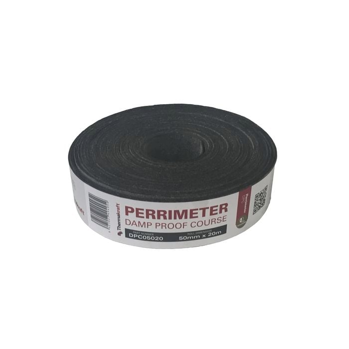 Thermakraft 50mm x 20m Bitumionus Damp Proof Course - 50mm