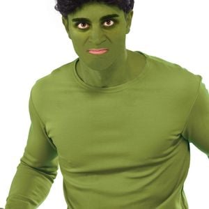 Marvel Hulk Wig Adult Wavy Short Hair Dress Up Party Costume Accessory Black
