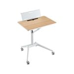 Costway Standing Desk Mobile Laptop Cart w/Detachable Holder
