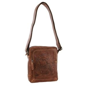 Billy The Kid s Genuine Leather Small Shoulder  in Cognac