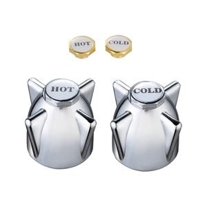 Shaw & Mason Chrome Zinc Die Cast Handles - Pair