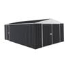 EnduraShed 6 x 3 x 2.4m Tall Garage Garden Shed - Iron Grey