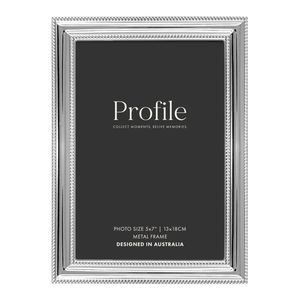 Profile - Valentine 5x7" Photo Frame - Silver