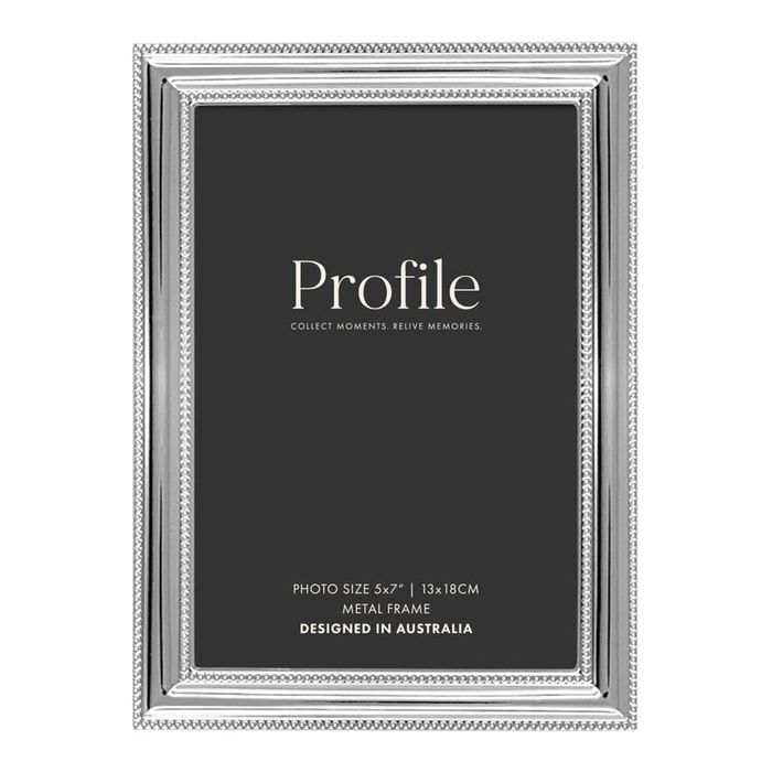 Profile - Valentine 5x7" Photo Frame - Silver