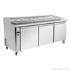 Thermaster PWB200 Three door DELUXE Pizza Prep Bench