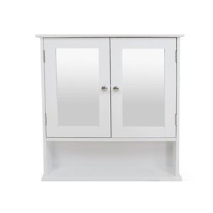 Bathroom Wall-Mounted Cabinet with Mirror