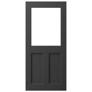 Thermtek 2040 x 820 x 41mm Clear Glass Aluminium Parkwood Entrance Door