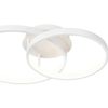 Zola Close To Ceiling Light White 2lt