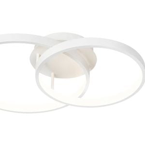 Zola Close To Ceiling Light White 2lt