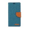 Goospery Canvas Diary case for iPhone 14 Plus - Green