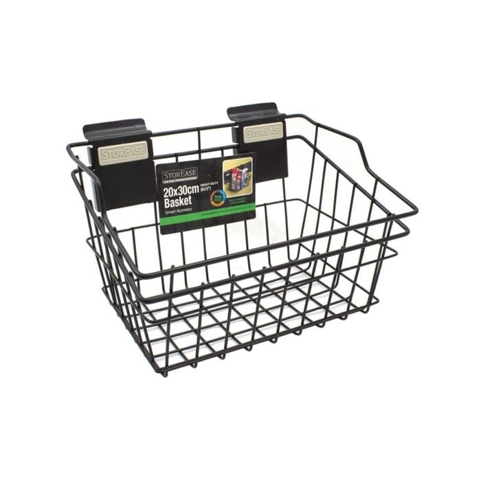 StorEase 20 x 30cm Garage Wall Storage Basket