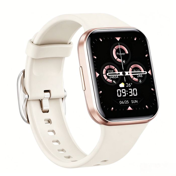 Todo Bluetooth Smart Watch 1.6" Tft Touch Screen Bt 5.0 - Silver