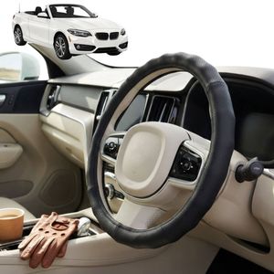 Australian Goose Steering Wheel Cover for BMW 2 Series 2014 - 2021 (F22 F23) Circle Black