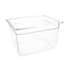 Vogue Polycarbonate Gastronorm Container Gn 1/2 Clear Food Storage 200mm 10.8l