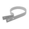 Holman 100mm PVC Pipe Clip Side Hanger