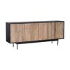 RADLEY 180cm Sideboard Solid Mango Wood Modern Furniture - Natural & Black