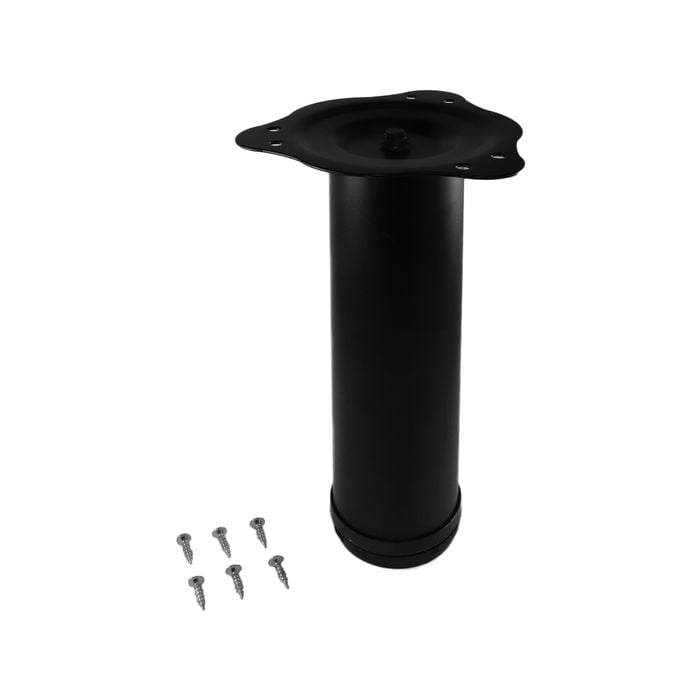 Adoored 60 x 230mm Black Round Table Leg