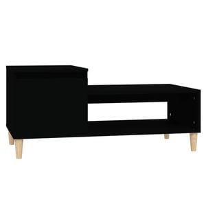 vidaXL Coffee Table Black Modern Couch Table Bedside Table