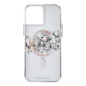 Case-Mate Karat Touch Pearl Case For iPhone 14 Plus - White/Black