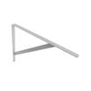 Carinya 400 x 350mm White Straight Stayed Bracket
