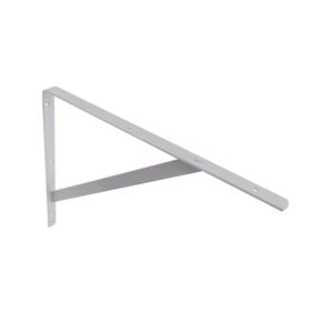 Carinya 400 x 350mm White Straight Stayed Bracket