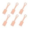 6PK Tosca Silicone Travel Luggage Suitcase Bag Tag Peach