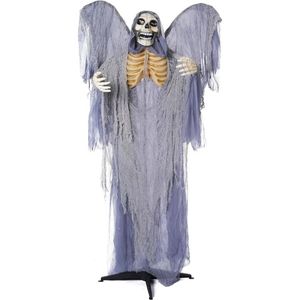 Lifebay Life Size Grim Reaper Animatronic Halloween Decoration