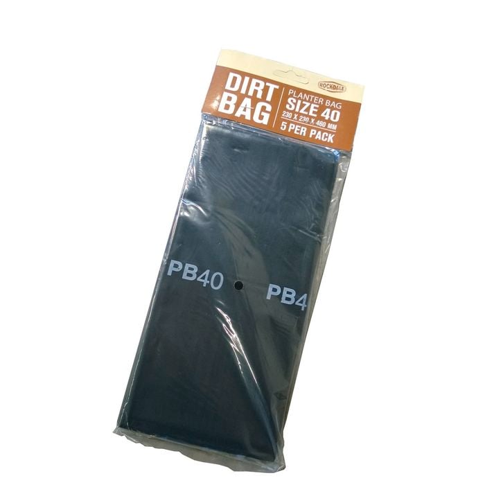 Rockdale 230 x 230 x 460mm Size 40 Planter Bags - 5 Pack