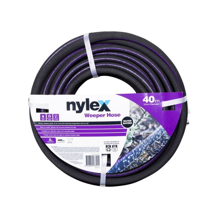 Nylex 40m Water Weeper Hose