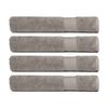 4PK Christy Sovereign Combed Cotton Bath Towel 650GSM Plush Soft Silver King