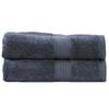 2pc Renee Taylor Bath Sheet Set Stella 650 Gsm Super Soft Bamboo Cotton Indigo
