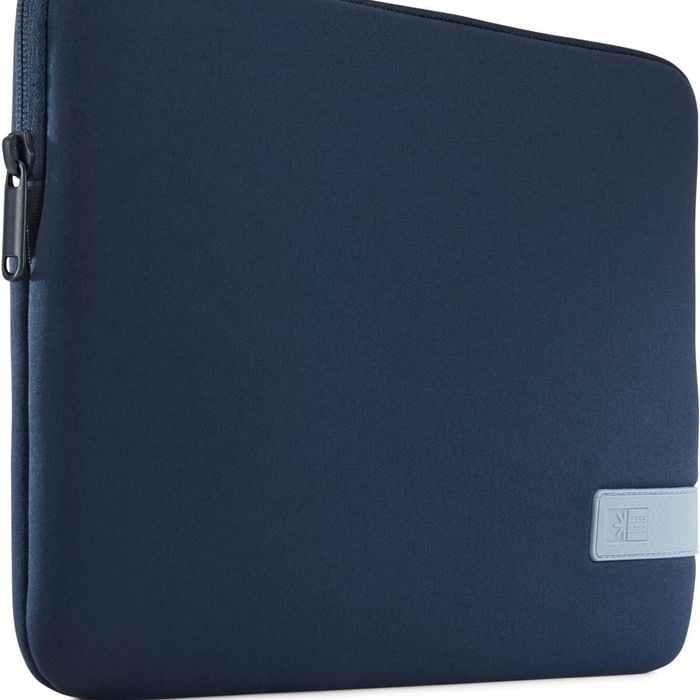 Case Logic Slim Reflect 13" Macbook Pro Laptop Computer Sleeve In Dark Blue Memory-foam Protection