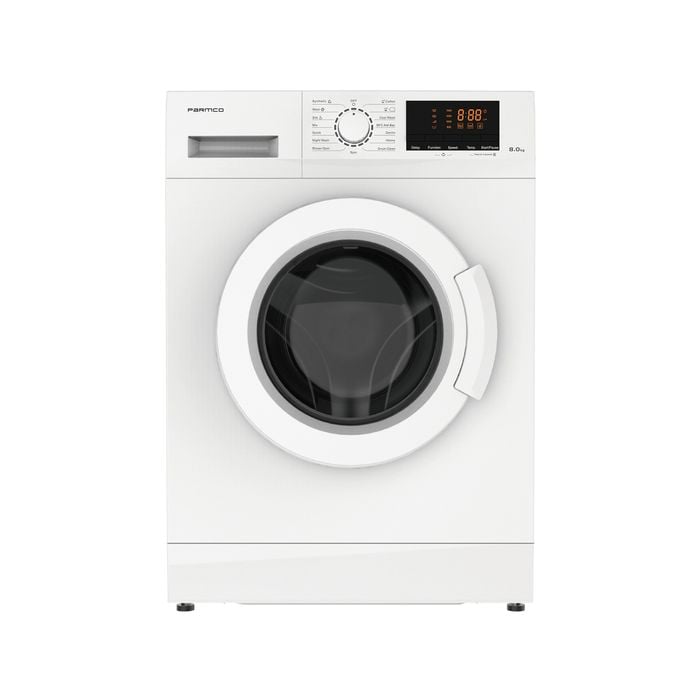 Parmco 8kg White Front Load Washing Machine