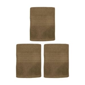 3PK Capri Soft Absorbent Bath Towel Bathroom Accessory 70x140cm Pottery
