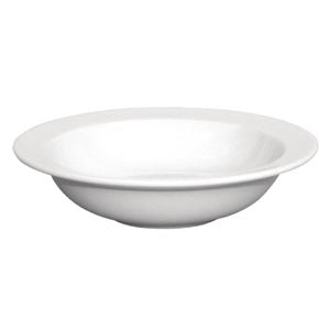 Olympia Bowls Whiteware Wide Rim 180mm Porcelain Catering Crockery Dinnerware