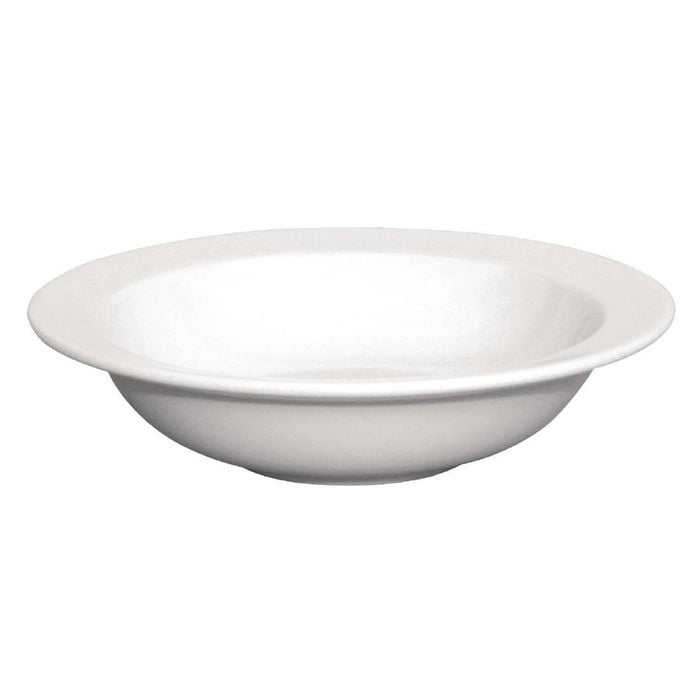 Olympia Bowls Whiteware Wide Rim 180mm Porcelain Catering Crockery Dinnerware