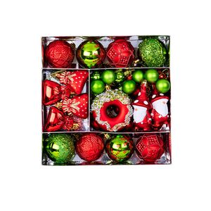 Catzon 61 Pcs Christmas Ornaments with Donuts Snowflakes Gnomes for Xmas Tree Decor-Set 6