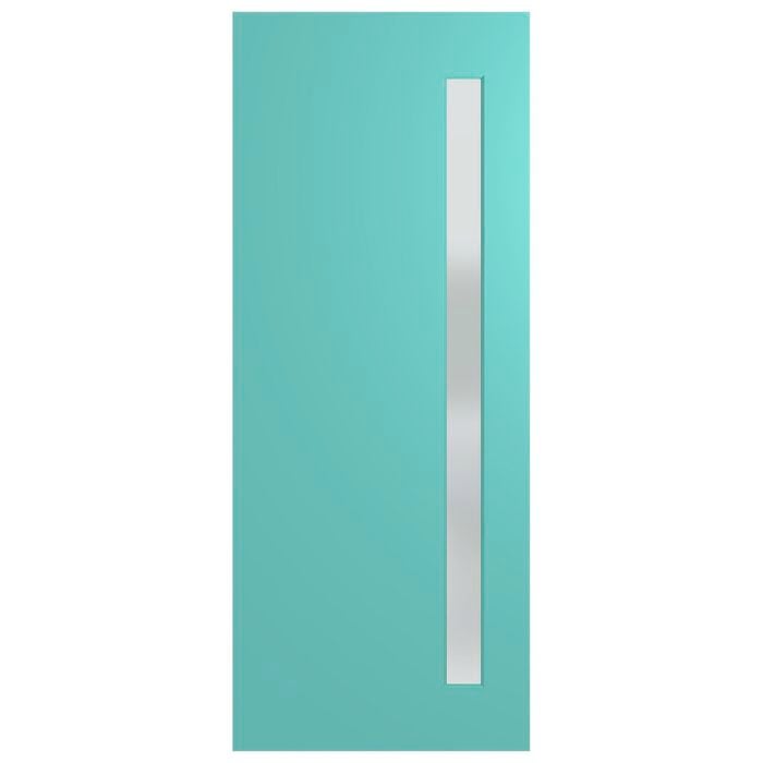 Hume Doors 1980 x 860 x 40mm Newington XN1 Entrance Door Glazed Etchlite
