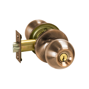Delf Antique Cooper Valencia Entrance Knob Set