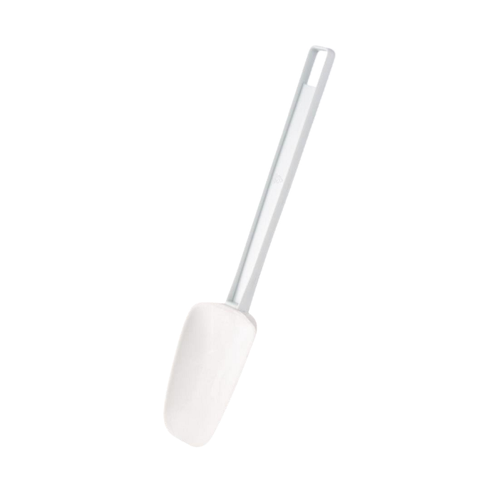 Vogue Rubber Spoonula Heat Resistant White 255mm Commercial Kitchen Utensil