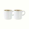 Baccarat Le Connoisseur Set of 2 Espresso Cups 90ml 6X6cm   - White