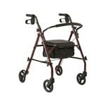 Orthonica Foldable Steel Frame Rollator 4-Wheel Walker