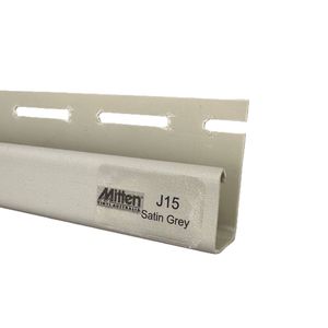 Mitten Vinyl Australia 3.66m Satin Grey J15 Trim Vinyl Cladding