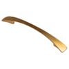 Kaboodle 128mm Brushed Amber Gold Vela Kitchen Handle