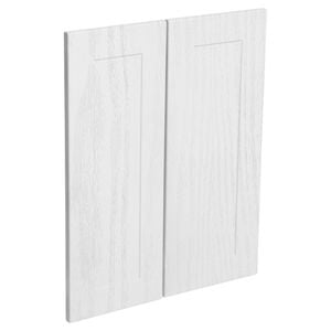 Kaboodle Provincial White Alpine Corner Wall Cabinet Door - 2 Pack