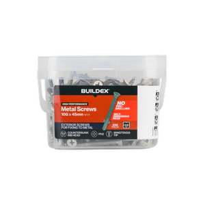 Buildex 10G x 45mm Class 3 Sheet Metal Screws - 250 Pack