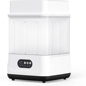 YOPOWER Baby Bottle Sterilizer 9 Bottles Large Electric Steam Bottle Steriliser and Dryer, White