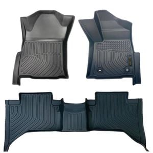 Vehiclab Toyota Hilux - 2014 - 2025 - 8th Gen - Dual Cab Manual ONLY - 3D/5D All Weather Moulded Car Floor Mats