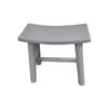 Elegance Living 51x27x48cm Light Grey Barire Stool